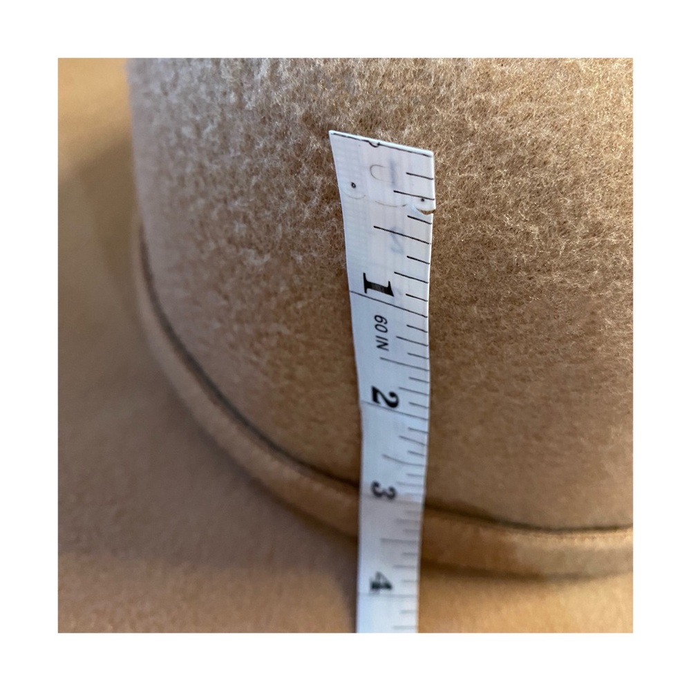 Altar’s State Brown Felt Floppy Boho Hat Self Band One Size 4”BRIM 7” - Picture 5 of 7
